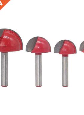 4Pcs/Set 6Mm Shank Round Nose Cove Box Wood Router Bit Shake