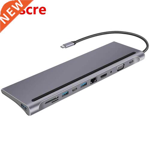 11 In1 HUB Adapter USB C HUB Type-C .0 USB-C to HDMI 4K SD/