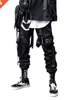 New Sreetwear Men's Multi Pockets Harem Cargo Pants Hip Hop