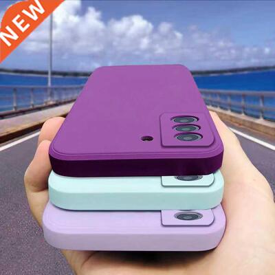 ZBK Square Liquid silicone Phone Case For Samsung Galaxy S21