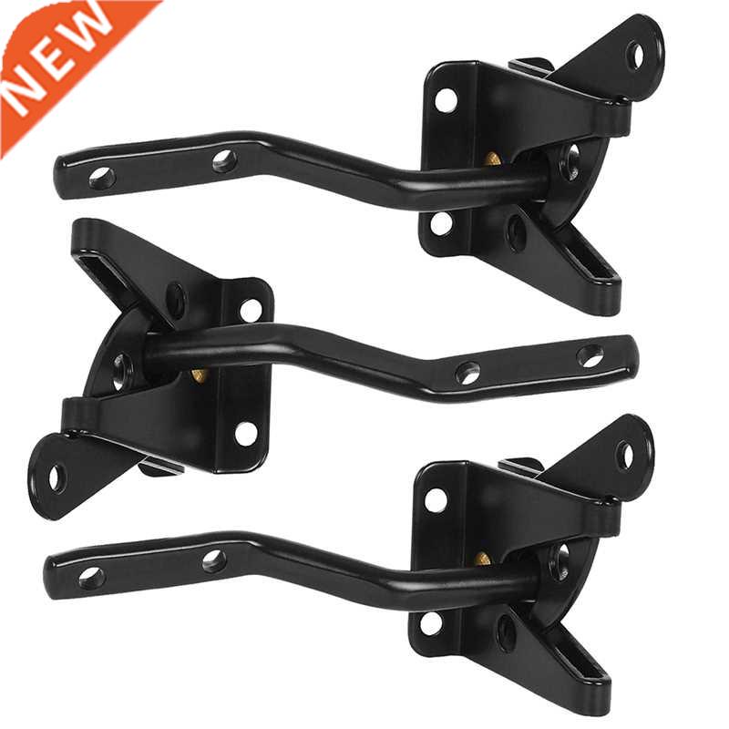 3 Pcs Self Locking Gate Latch Automatic Gravity Lever for Wo