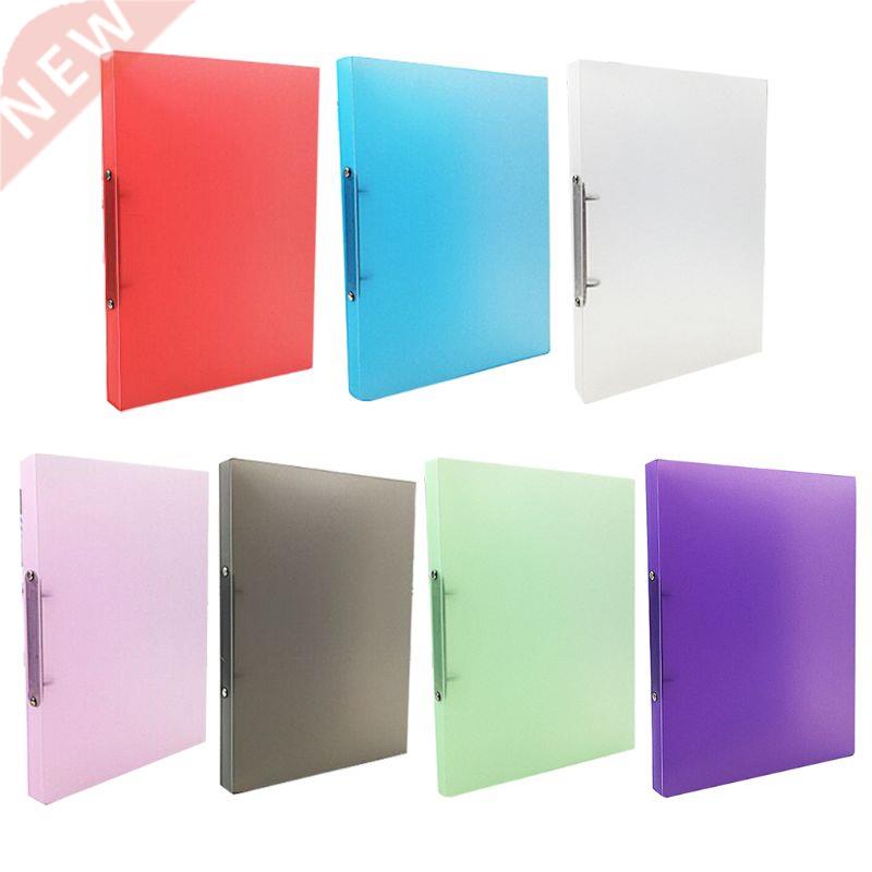 A4 Ring Binder Colorured Transparent Loose-leaf Paper File F