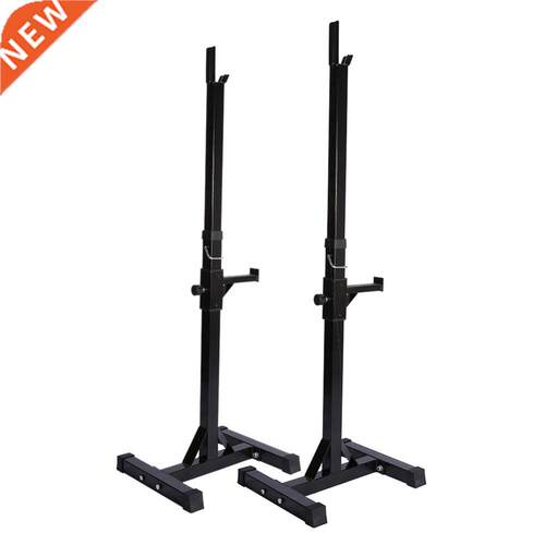 2pcs Gym Squat Barbell Power Rack Stand Barbell Bracket Weig