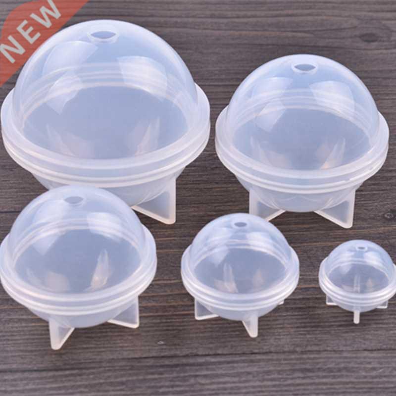 5pcs/ Set Ball Shape Silicone Mold Pendant Mould For Resin W
