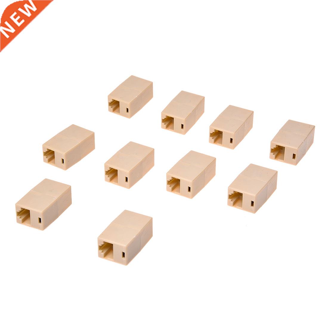 10 X CAT5 RJ45 Network Cable Extender Plug Coupler Joiner Sp
