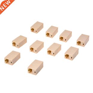 10 X CAT5 RJ45 Network Cable Extender Plug Coupler Joiner Sp