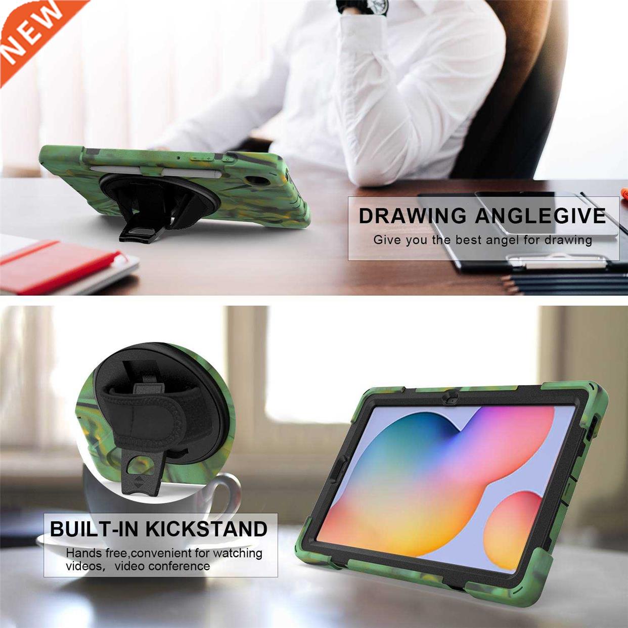 Kids Children Safe Case for Samsung Galaxy Tab S6 Lite 10.4