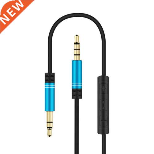 3.5mm Jack Cable 1.2m Stereo Aux Plug Cord With MIC Speakerp