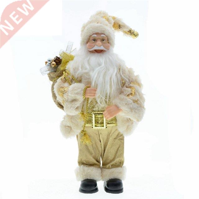 30CM New Santa Claus Christmas Dolls Standing Christmas Figu