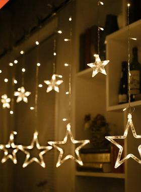 Str String Lights LED Christms Grlnd Firy Curtin