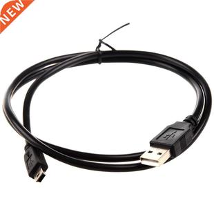 USB Type A ale / ini-B ale Cable, 5 Pin, Black, 3 ft