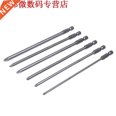 6pcs 1/4 inch 150mm Schroevendraaier Bit Set Lange Hex schac