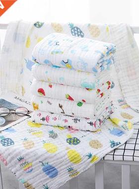 6 Layers Bamboo Cotton Infant Kids Swaddle Wrap Blanket Slee