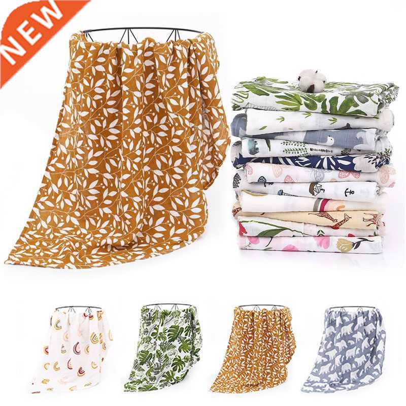 100% Muslin Cotton Soft Baby Blankets Newborn Muslin Swaddle