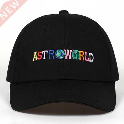 100% Cotton ASTROWORLD Baseball Caps Travis Scott Unisex Ast
