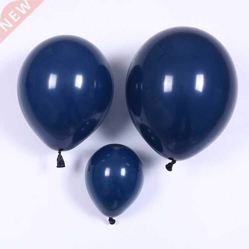 30pcs 5/10/12inch Ink Blue Latex Balloons Navy Blue Helium A