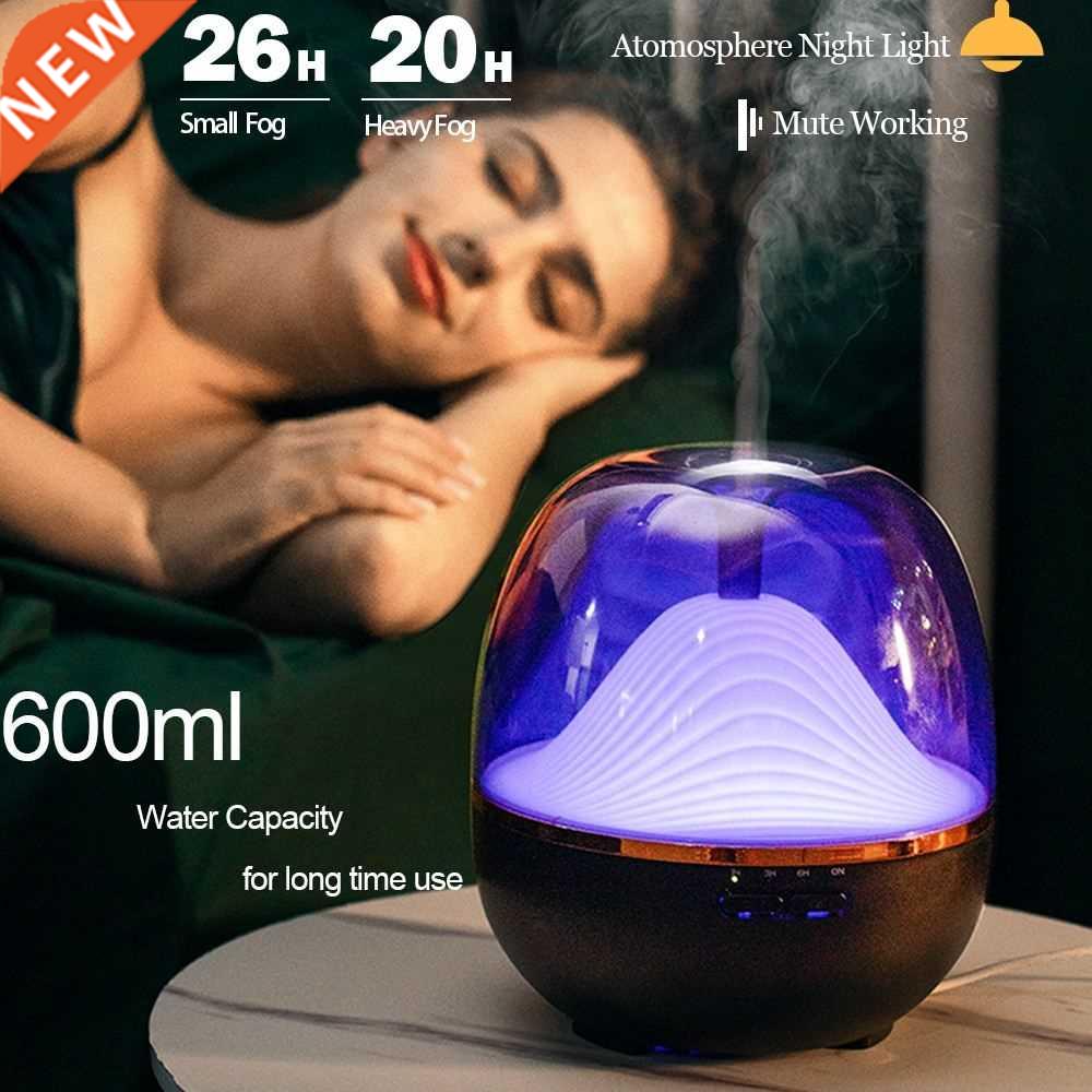 Electric Aroma Humidifier Diffuser for Bedroom 600mL