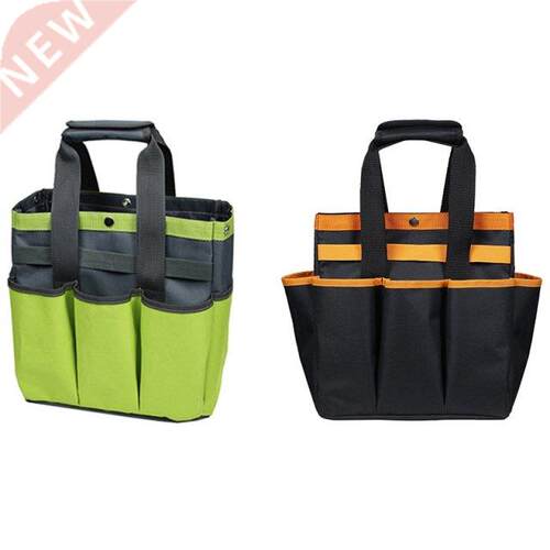 Sides Multi Pocket Tote Garden Handle Tools Organizer Storag