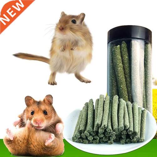 Natural Rabbit Hamster Grass Chew Sticks Pet Food Toy