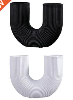 U Shape Flower Vase Holder Flowerpot Indoor Plants Nordic fo