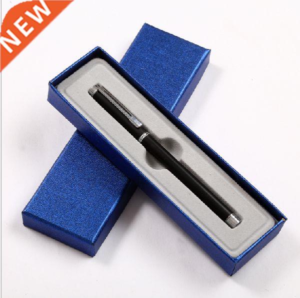 18X5X2.5cm 15pcs thick paperboard pen box blue paper Pencil