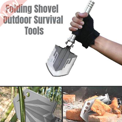 Outdoor Multi-function Mini Tools Tactical Engineer Shovel.
