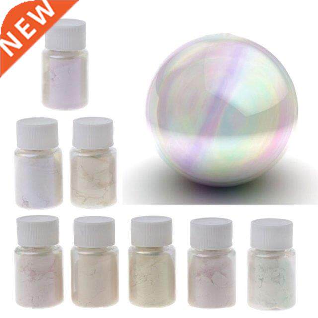 8 Colors Polarized Diamond Pearl Pigment Powder Aurora Mica