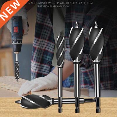 Four-slot Hexagonal Long Shank Auger Drll Woodworkng Suppo