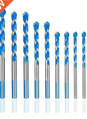 12 Pcs Masonry Drill Bits Set m to 12mm Carbide Twist Tips f