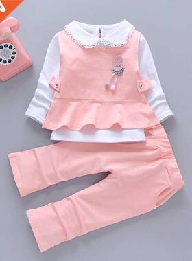 Children Girl Spring Autumn Suit Female Baby Clothing Thin K