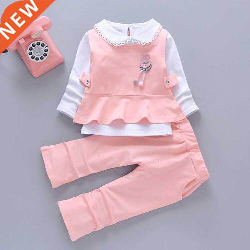 Children Girl Spring Autumn Suit Female Baby Clothing Thin K