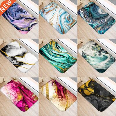 1 Pcs Marble Doormat Kitchen Carpet Anti-Slip Nordic Style C