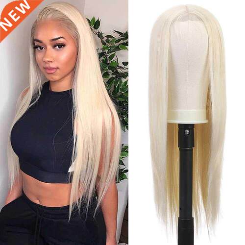 Ushine Synthetic Lace Wigs Straight Part Lace Wig 613 Hair 4