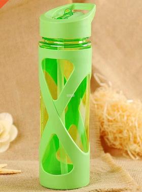 Outdoor Silicone Circle 580 Ml Drinkware Leak Proof Space Cu