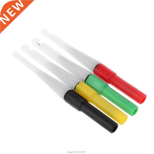4pcs 0.7mm Piercing Probes Kit Multimeter Pen Probe Mini Wir