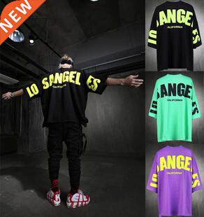 2021 Men Oversized Casual Sports T-shirt Summer Gyms Fitness