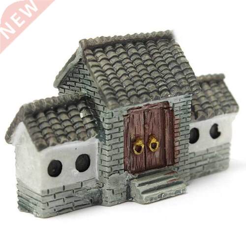 Miniature Villa House Dollhouse Potted Flower Plant Craft