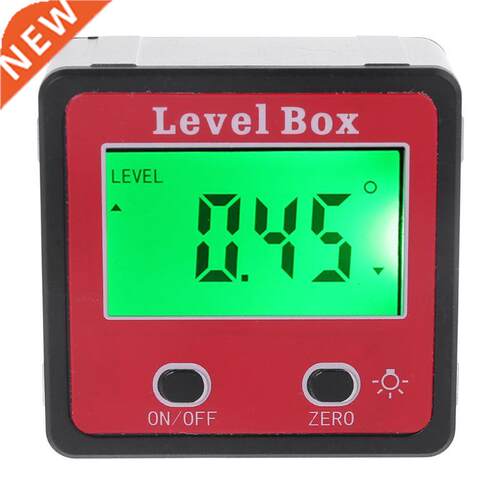 Digital Inclinometer Spirit Level Protractor Angle Gauge Met