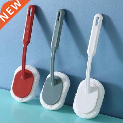 Bathroom long handle wall cleaning brush bathtub sponge