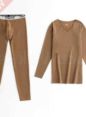 Men Thermal Underwear Sets Warm Long Johns Autumn Winter The
