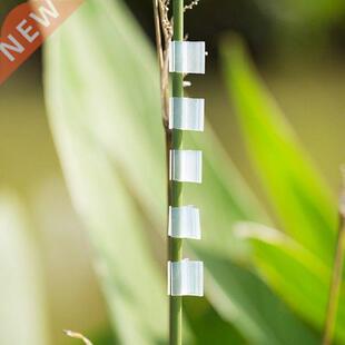 50pcs White Horticultural Grafting Clip 2-5mm Round Tube