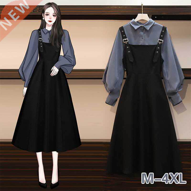 Dress Sets Women Plus Size 4XL Chic Fashion Elegant Office L