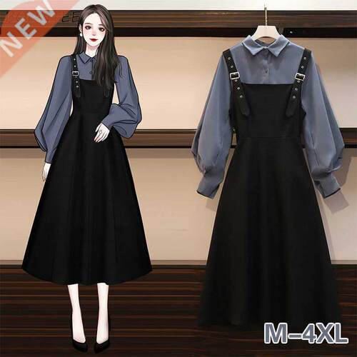 Dress Sets Women Plus Size 4XL Chic Fashion Elegant Office L