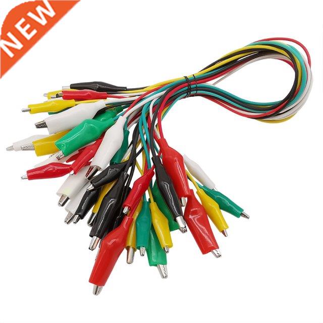 10Pcs 35mm Alligator Crocodile Clips Cable Electrical  Te