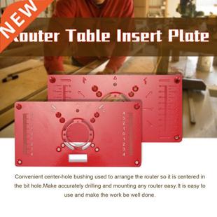 Aluminium Router Table Insert Plate Wood WorkBench Wood Rout
