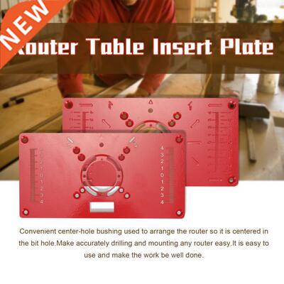 Aluminium Router Table Insert Plate Wood WorkBench Wood Rout