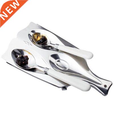 New Creative Stainless Steel Triple Spoon Holder Holder