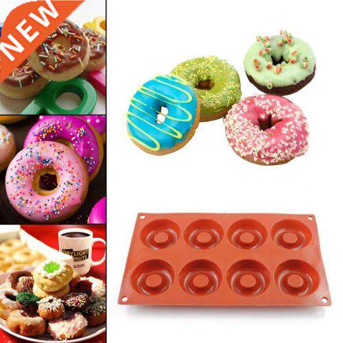 8 Cavity Savarin Doughnut Molds Baking Pan Round Shaped