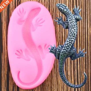 3D Lizard Gecko Silicone Mold Fondant Polymer Clay Resin Mol