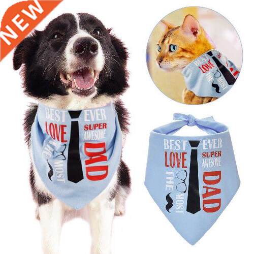 Creative Dog Bandana Cotton Cute Letter Pet Bandana Scarf